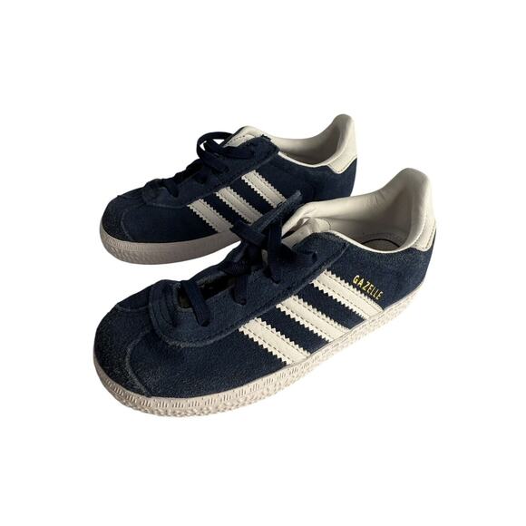 Adidas Kids GAZELLE COMFORT ELASTIC LACES IH0337 Navy Size 9 Kids Imperfect